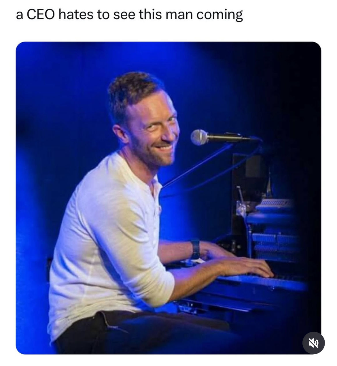 getting caught having an affair by Chris Martin from Coldplay